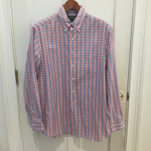 BROOKS BROTHERS COUNTRY CLUB ITALIAN COTTON SHIRT - Picture 1 of 7